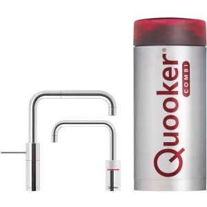 vergelijk de Quooker Nordic square Twintap met COMBI+ Chroom op debestekokendwaterkraan.nl