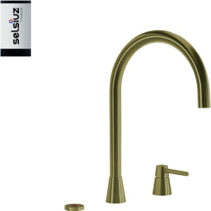 vergelijk de Selsiuz Osiris 3-in-1 kokend water kraan met single boiler Goud op debestekokendwaterkraan.nl